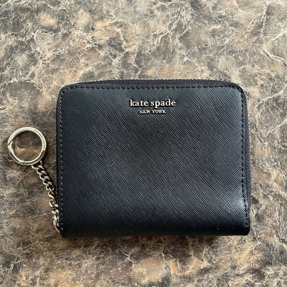 Kate Spade Black Keychain Wallet